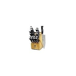 J.A. Henckels Twin Four Star II 18-Piece Knife Set with Block