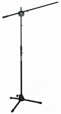 Audio2000'S Floor Tripod Microphone Stand with Boom (Black) AST4322B, AV Furniture, Accessories