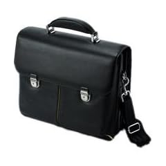 Dicota Executive Slight Notebooktasche aus Leder schwarz f�r Notebooks bis 33 cm (13 Zoll)