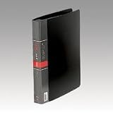 コレクト 名刺カードファイルA4判タテ型・30穴【黒】 CF-6110-BK
