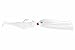 Blue Water Candy - Rock Fish Candy 10 oz & 6 oz Mojo Lure Loaded with 9-Inch Swimbait Shad Bodies Tandem Parachute Rigged & Ready (White)