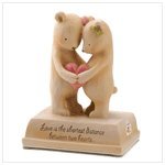 Heartstring Teddies Anniversary Gift Musical Figurine