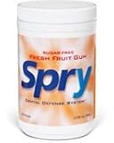 Spry Gum Fruit Tube - 30 - Gum