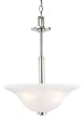 Westinghouse 3Light Brushed Nickle Pendant #66642