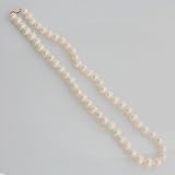 14K Yellow Gold & Pearl 18 Necklace - OldCities Estate Jewelry