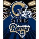 St. Louis Rams Super Soft Fleece Blanket (Measures Approx. 50" x 60")