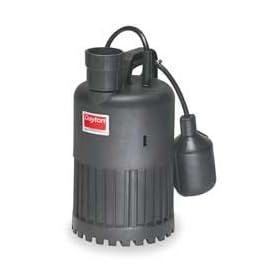 Dayton 3YU68 Pump, Sump, 1/2 HP