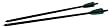 Barnett 18 Crossbow Arrows Black/Green With Field Point 5PK Md: 16107.