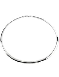 06.00 Mm Sterling_14K Goldy Reversible Omega Sterling Silver & 14K Gold Yellow Ch879 16 Inch