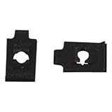 C8119-1024-4 #10-24 Black U Steel Spring Nut
