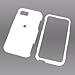 Samsung Eternity A867 Cell Phone Solid White Protective Case Faceplate Cover