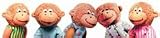 FIVE LITTLE MONKEYS PLUSH FINGER PUPPET PLAYSET Characters by Eileen Christelow