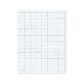 TOPS 35101 - Section Pads w/10 Squares, Quadrille Rule, Ltr, White, 50 Sheets/Pad-TOP35101