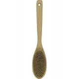 Wooden Bath Brush With Natural Bristle Oval Head