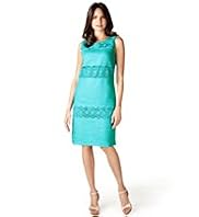 Per Una Pure Linen Lace Panelled Shift Dress