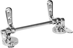Toilet Wooden Seat Hinge Kit Polished Chrome