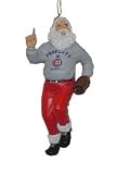 CHICAGO CUBS SANTA CLAUS CHRISTMAS ORNAMENT