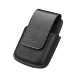 BlackBerry 9000 Bold Leather Swivel Holster (Black, Bulk Pkg.)