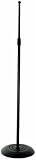 Adam AMS601B Round Base Microphone Stand - B0002MBIBG