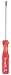 Wiha 18601 Cabinet Tip Slotted Screwdriver with Wiha Square Handle, 2.0 x 40mm