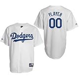 MLB Men's Los Angeles Dodgers Authentic Jersey Personalized (White, 52/XX-Large)