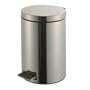 3-1/2 Gallon Step On Trash Can - Stainless Steel