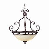 Manor 3 Light Invert Pendant