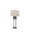 Nova 0327DS Kobe Table Lamp in Dark Brown