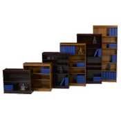 ALE13663 - Traditional Square Corner Veneer Bookcase