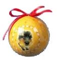 THE DOG Artlist - Yorkshire Terrier (Yorkie) Mini Glass Ornament - 70mm