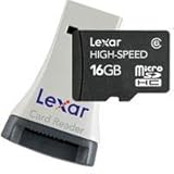 Lexar High-Speed 16GB Class 6 micro SDHC Flash Memory Card LSDMI16GBSBNAR