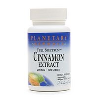 PLANETARY HERBALS Cinnamon Extract 200mg Full Spectrum 120 TAB
