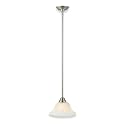 Royce Lighting RP230BS Mini Pendant Brushed Steel with Frosted Globe