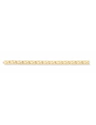 Genuine 14K Yellow Gold 5.0mm Nugget Bracelet 7 Inches 9 Grams Of Gold 100% Satisfaction Guaranteed.