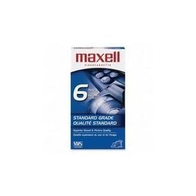 Maxell T-120 VHS 6-Hours High Quality Videocassette - 10 Pack