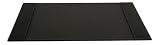 Rustic Black Leather 25.5 x 17.25 Desk Pad