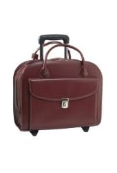 McKleinUSA GRANVILLE 96146A Red Wheeled Ladies' Laptop Case