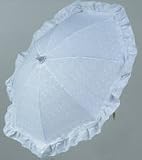 Baby Go Go Travel : Twisty Click Parasol White B