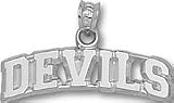 New Jersey Devils "Devils" Pendant - Sterling Silver Jewelry