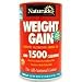Naturade's Sugar free weight gain is a unique, high calorie supplement designed to help individuals increase their intake and gain weight quickly . This 100% all natural formula contains no added sugar or artificial ingredients. Sugar free weight gain pr ovided 745 calories and 32 grams of body building protein per serving. Plus, the formula's unique blend of protein, free amino acids, carbohydrates and fats is 99.9% cholesterol free. Three natural digestive enzymes-papain, bromelain and pencreatin--and three natural fiber--corn, apple and pea--enhance utilization of the formula's nutrients for maximum calorie absorption and desired weight gain. Naturade's sugar free weight gain is ideal for the person seeking sugar free, high calorie weight gain the f ast, safe all natural way. WE GUARANTEE RESULTS! Naturade is so confident that sugar free weight gain will help you gain weight that we guarantee results. If you are not completely satisfied , return the unused portion along with your sales receipt for a full refund. Information on fat and cholesterol contents is provided for individuals who, on the advice of a physician, are modifying their dietary intake of fat and cholesterol. This package is sold by weight, not volume. Some setting of contents may ha ve occurred during shipment and handling. * Picture may be of different size or flavor
