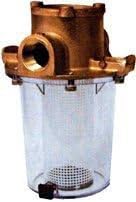 GrocoARG-1500 Series 1-1/2" Raw Water Strainer w/Non-Metallic Plastic Basket