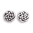 Small Oxidized Celtic Post Earrings
