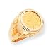 14k 1/20th Panda Coin Ring - Size 6