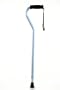 NOVA Cane with Offset Handle and Strap, Blue