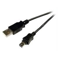 Cables Unlimited USB 2.0 Mini5 Pin Cable for GPS, MP3 Players, BlackBerrys and other PDA and smartphones (6ft, Black)