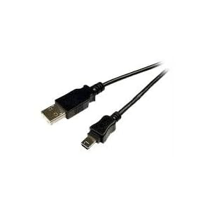 Cables Unlimited USB 2.0 Mini5 Pin Cable for GPS, MP3 Players, BlackBerrys and other PDA and smartphones (6ft, Black)