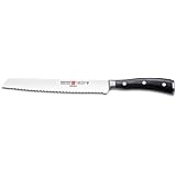 Wusthof Classic Ikon  8 inch Bread Knife, Black