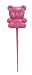 Teddy Bear 3 inch Pink Picks 18 pc