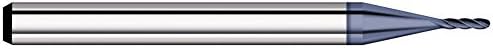American Carbide 226455 0.034 4 Flute Ball Nose Micro End Mill Altin