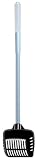 Cats Rule Stand Up and Scoop Telescoping Litter Scoop, Black and White